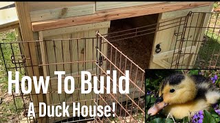 How To Build A Duck House | Step by Step Woodworking Instructions