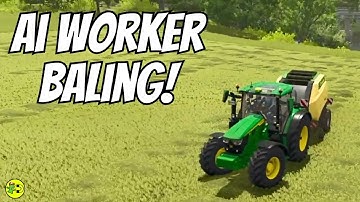 Farming Simulator 25 Hoe AI Bale te maken