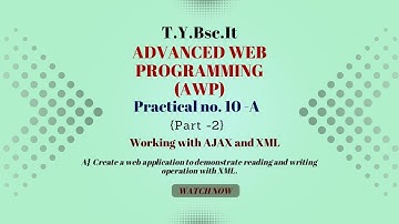 Practical 10A{Part2}|Create a web application to demonstrate reading and writing operation with XML.