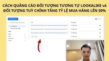 Cách Quảng Cáo Đối Tượng Tương Tự LOOKALIKE và Đối Tượng Tuỳ Chỉnh Tăng Tỷ Lệ Mua  Hàng Lên 50%