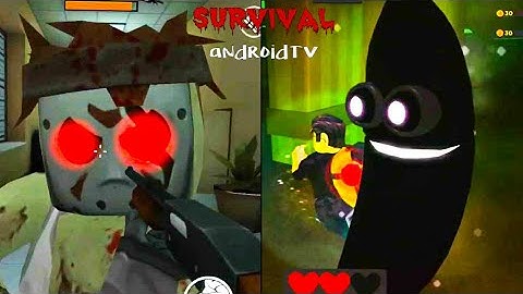 Survival androidTV Channel for Pixel Combat, Pixel Gun 3D, Pixel Strike 3D, Hide from Zombie, ROBLOX