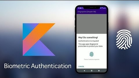 Biometric Authentication Fingerprint Scanner Android Studio Tutorial UI/UX Design