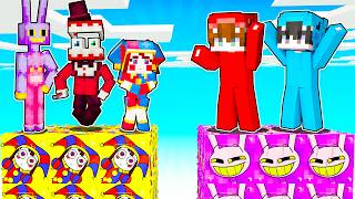 Desafío de Lucky Blocks de AMAZING DIGITAL CIRCUS en Minecraft!