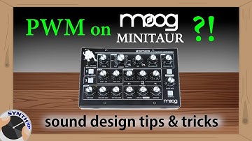 Pulse Width Modulation trick on moog MINITAUR