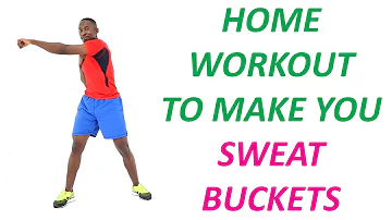 Home Workout to Make You Sweat Buckets/ Burn Fat in 20 Minutes