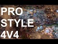 Pro Level 4v4 BEST OF 7!!! - StarCraft2 - Legacy of the Void 2018