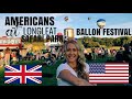 AMERICANS AT LONGLEAT SAFARI PARK/BALLON FESTIVAL IN THE UK!!