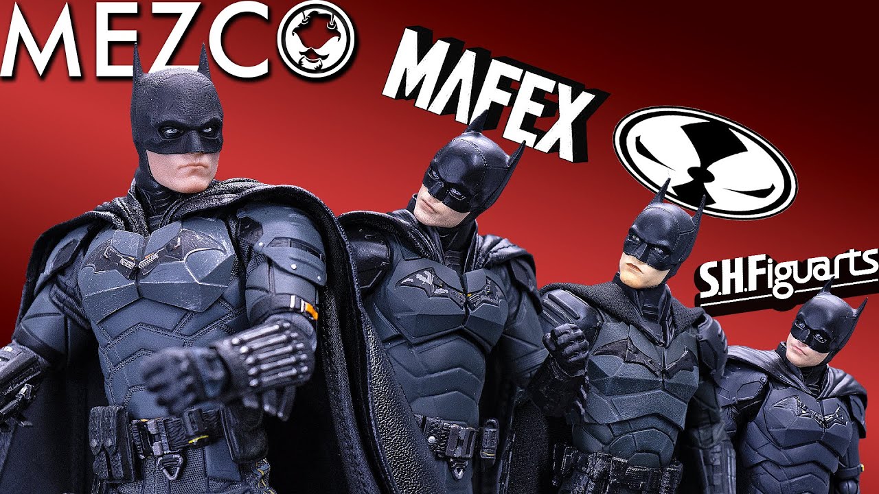 Mezco vs. The Batman figure competition (McFarlane, Mafex 