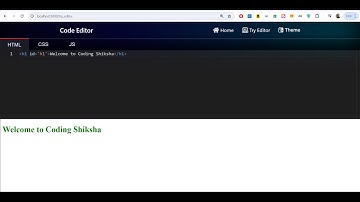 Build a Next.js W3Schools & Codepen HTML CSS & JS Code Editor Clone With Syntax Highlight in Browser