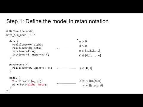 Bayes: MCMC with rstan - YouTube