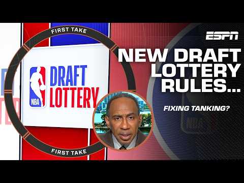 Stephen A. reacts to the NBA proposing new Draft Lottery rules to address tanking 🚨 | First Take