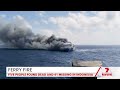 Deadly ferry fire off Indonesian coast | 7NEWS