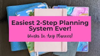2 Step Planning System - Super Easy, Works With Any Planner! Net Worth