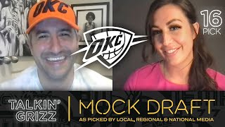 OKC's Brandon Rahbar Predicts #16 and #18 Picks Before Tonight's NBA Draft! | Talkin' Grizz