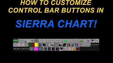 How to Create Custom Control Bar Buttons in Sierra Chart!