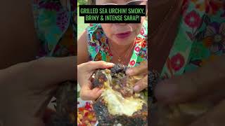 GRILLED SEA URCHIN — SMOKY, BRINY &amp; INTENSE SARAP! #seafood #seafoodlovers #seafoodrecipes