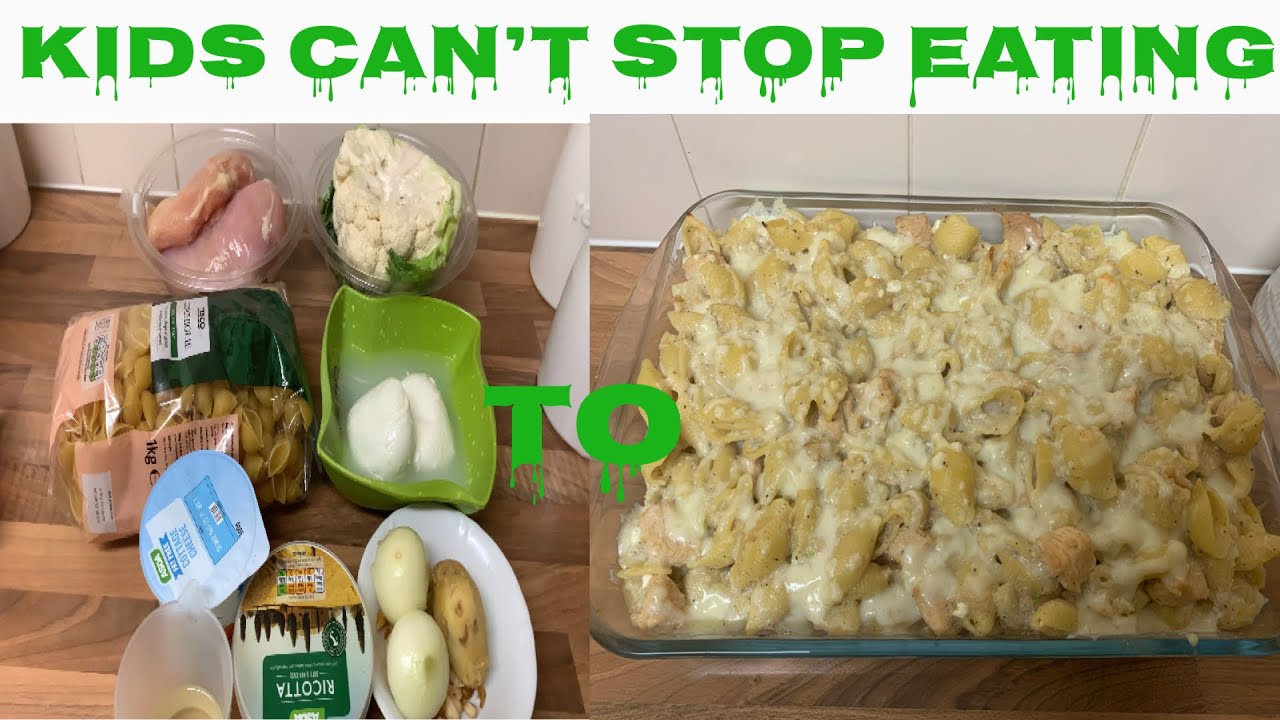 Healthy Tasty Chicken Pasta Baked with White Sauce & Cauliflower: Quick Ramadan Recipe (BE CREATIVE)