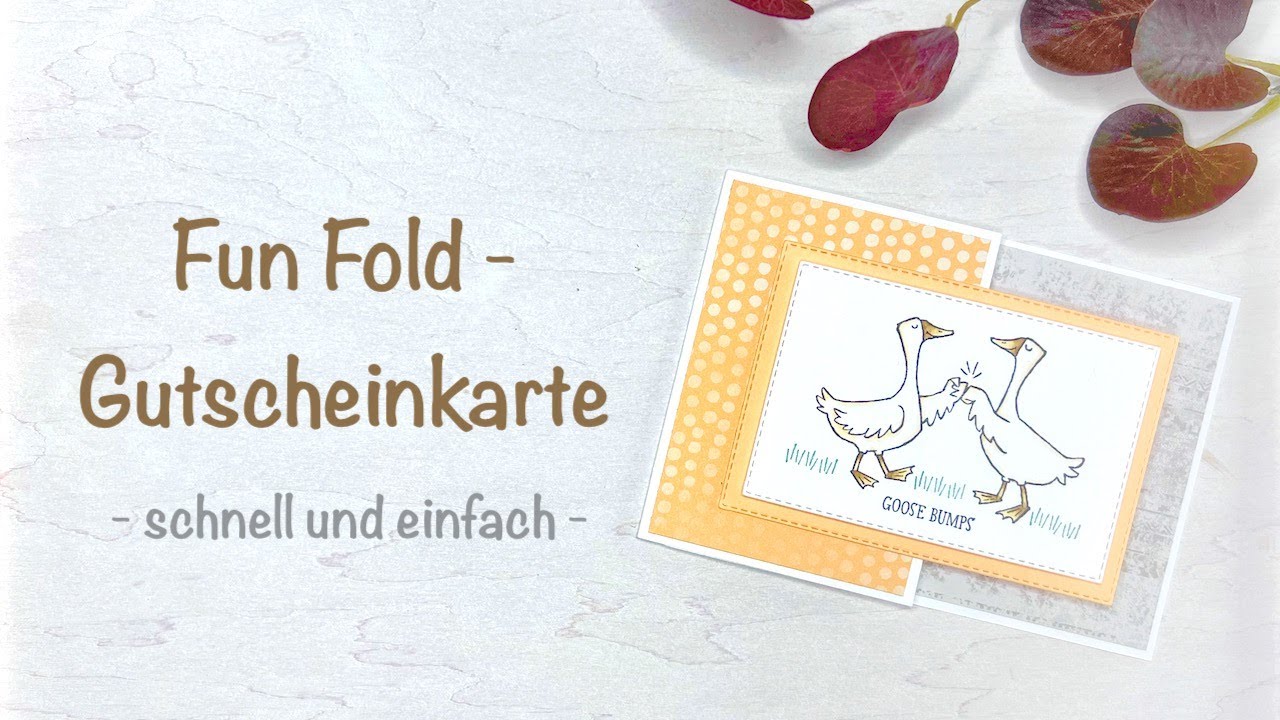 Fun Fold - Gutscheinkarte