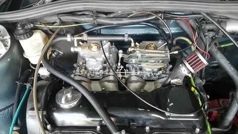 Vw Mk2 Golf Syncro 1.8 8v twin 40 weber first start