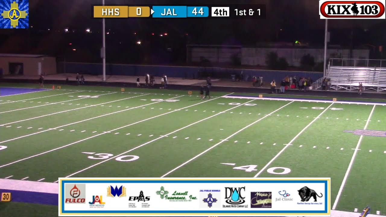 Jal Football vs Hobbs JV YouTube