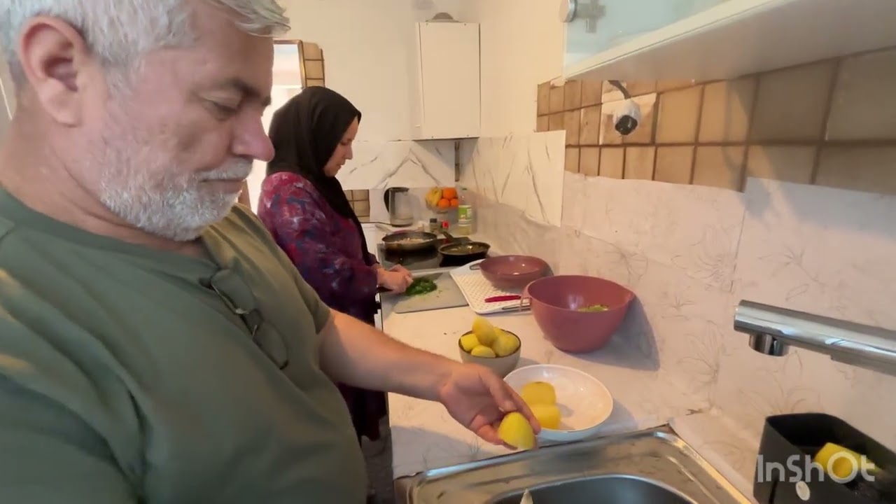 افطاری امروز ما سمبوسه با بولانی با نخود پلو 🌙🤌