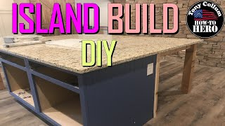 EASY CUSTOM  KITCHEN  ISLAND BUILD | with plans