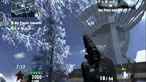 Black Ops (Wii) Gameplay/Commentary 8 Hacked TDM on Array