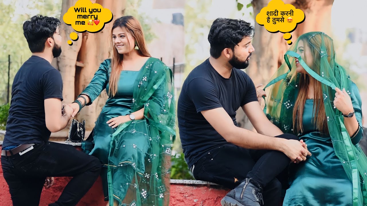 Forcing my boyfriend to marry me prank 😘भाग कर शादी कर लेते है || crazy sana khan ||