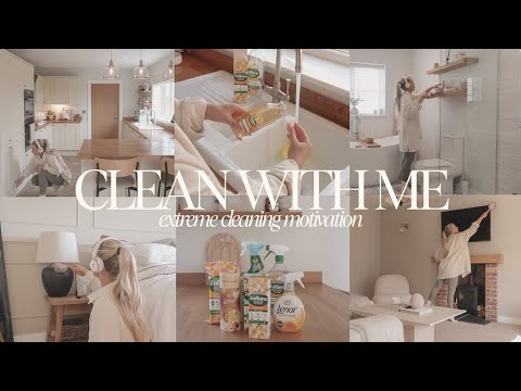 Spring Clean With Me | Entire House Deep Cleaning x Extreme Cleaning Motivation 2023