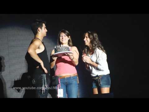 Camp Rock Tour Hershey - Singing Happy Birthday to...