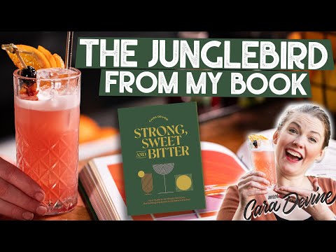 Making a drink from my book - an amaro spiked TROPICAL treat, how to make the JUNGLEBIRD cocktail!