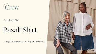 Design Story for the Basalt Shirt
The Basalt Shirt is a unique spin on the classic
button-up. Semi-fitted with elegant details, it
perfectly balances the special
and everyday. Ending at high hip, Basalt features
a spread collar and hidden button placket and is
shaped with dramatic release pleats in the back.
The long sleeve is punctuated with a deep French
cuff that closes with a button loop, and the hem
is finished with a facing and a split at the side
seams.β¨
#ClosetCoreBasalt #ClosetCoreCrew #NewRelease #DIYFashion #SewingPatterns
Click below to Join Crew
https://closetcorepatterns.com/pages/join-crew
Get the Jade Pants
https://closetcorepatterns.com/products/2024-10-this-month
Purchase Fabrics for the Slate Pants
https://corefabricstore.com/collections/crew-basalt-shirt-fabrics
Where to Find Us!
Closet Core Patterns
Blog β https://blog.closetcorepatterns.com/
Instagram β https://www.instagram.com/closetcorepatterns/
Pinterest β https://www.pinterest.ca/closetcorepatterns/_saved/
Tiktok β https://www.tiktok.com/@closetcorepatterns
Website β https://closetcorepatterns.com/
β
Our Sister Brand
Core Fabrics
Instagram β https://www.instagram.com/corefabrics/
βPinterest β https://www.pinterest.ca/corefabrics/
Tiktok β https://www.tiktok.com/@corefabricstore
Website β https://corefabricstore.com/ Design Story for the Basalt Shirt