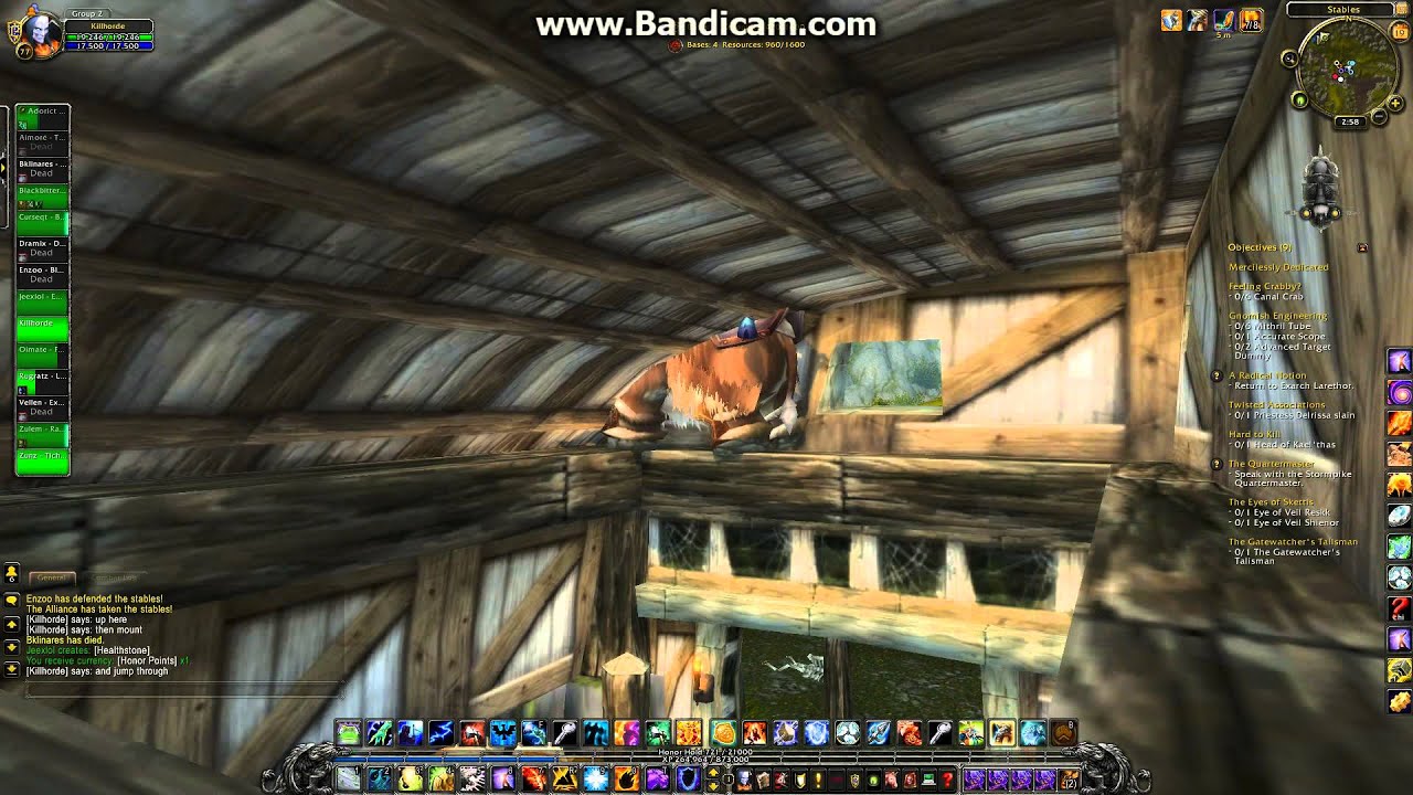 Wow AB glitch 5.4 How to get on the stables base