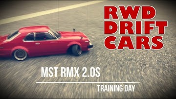 RC RWD DRIFT CARS - FIRST RUN TOTAL BEGINNERS - MST RMX 2.0s Running Video