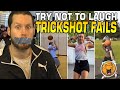 Try not to Laugh: Basketball Trick Shot Fails