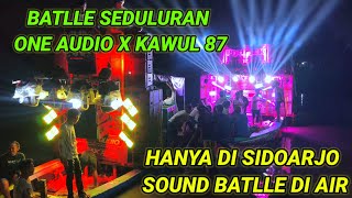 Hanya di Sidoarjo batlle di air,one audio x kawol 87, batlle seduluran sesama malang 