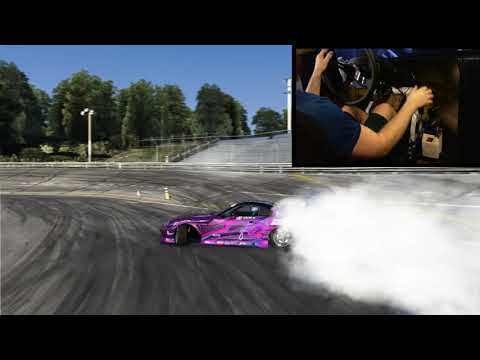 Assetto Corsa Drifting w/ Wheel Cam (NRG Sim Rig) On VDC Wall Stadium In My VDC 2021 - 2022 Supra!