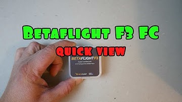 FPVModel Betaflight F3 Quick view and first impressions [ENG]