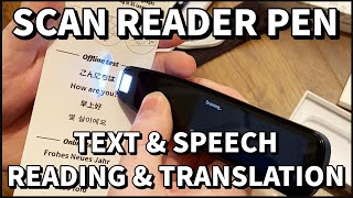 NEWYES Scan Reader Pen for Text and Speech Translation in 112 Languages