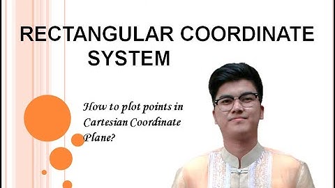 Rectangular Coordinate System / Grade 8 Mathematics  / How to plot points in Cartesian Plane
