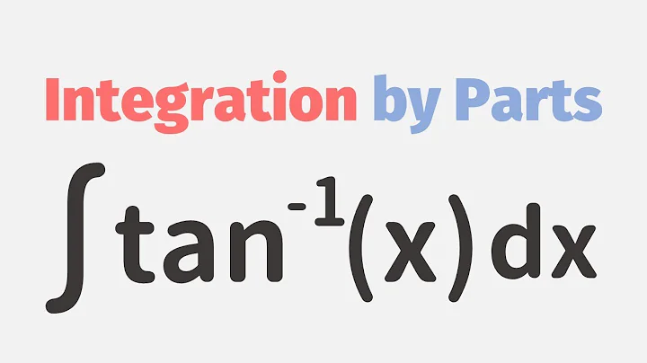 Integrating Inverse Trig Functions by Integration by Parts - arctan x | Calculus | Glass of Numbers