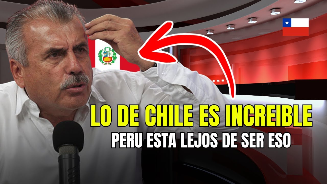 PERIODISTA PERUANO QUEDA IMPACTADO CON LO QUE PASÓ EN CHILE