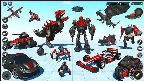 Dolfin Transform Robot Game part 3 - Robot Tank Transform/ android gameplay