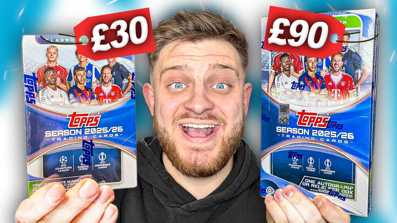 CHEAP vs EXPENSIVE | Topps UCC FLAGSHIP 2025/26 Boxes!