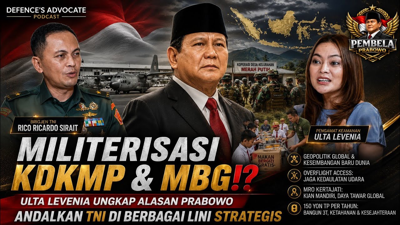 Militerisasi KDKMP & MBG⁉️Ulta Ungkap alasan Prabowo Andalkan TNI di berbagai lini strategis
