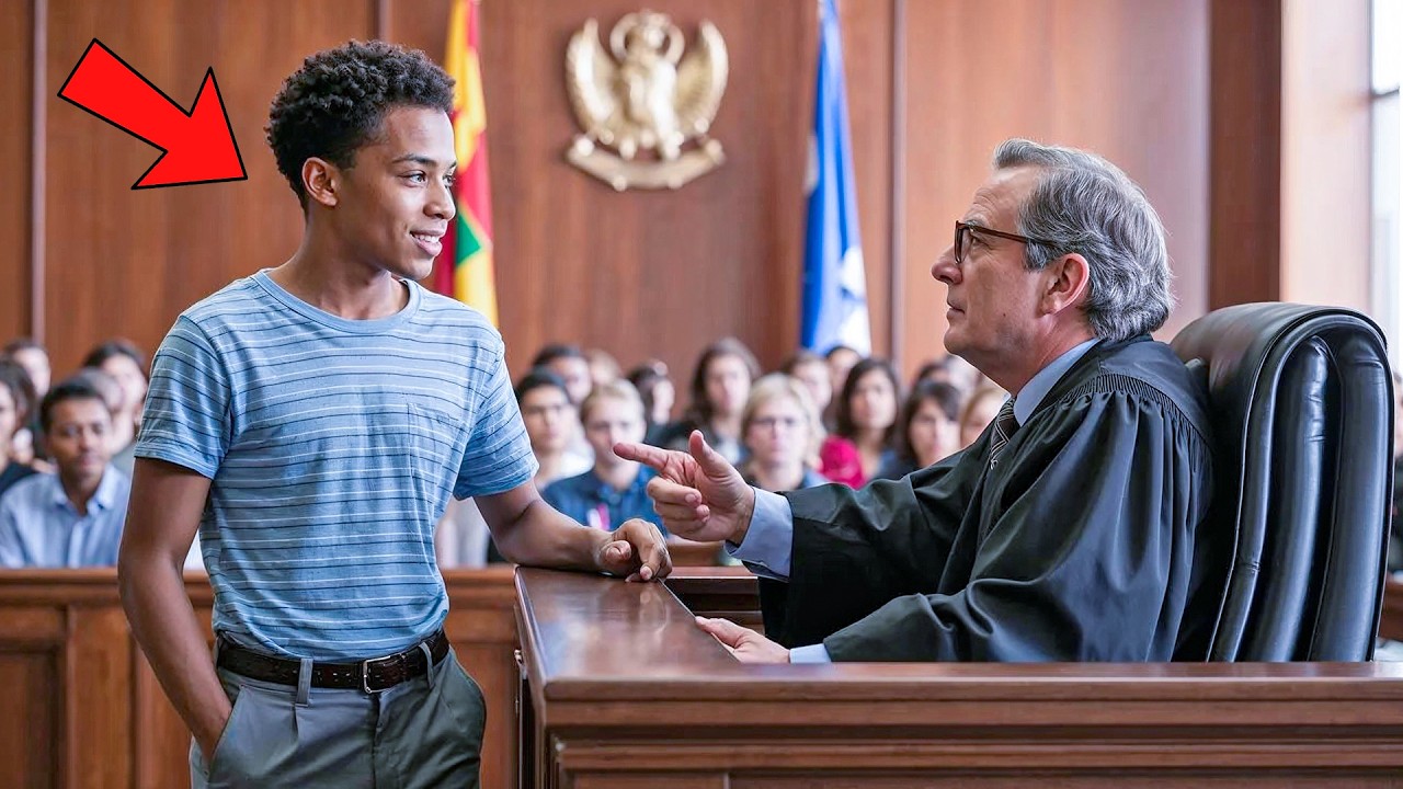 Judge Plays “Truth Or Lie” With Black Kid In Court, Not Knowing He's A Legal Genius With High IQ