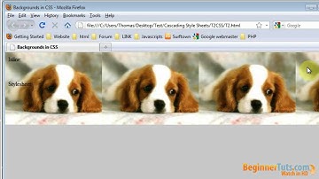 CSS (cascading style sheets) for beginners  #2 - Backgrounds in CSS / HTML