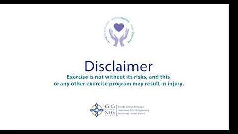 Introduction - the first video in the physiotherapy home exercise programme