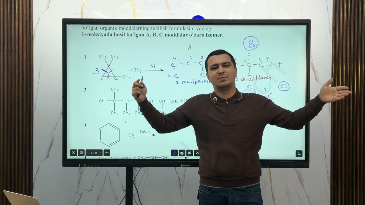 Kimyo Milliy Sertifikat 27.12 42-SAVOL yechimi