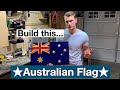 DIY Rustic Australian Flag - Make Money Woodworking